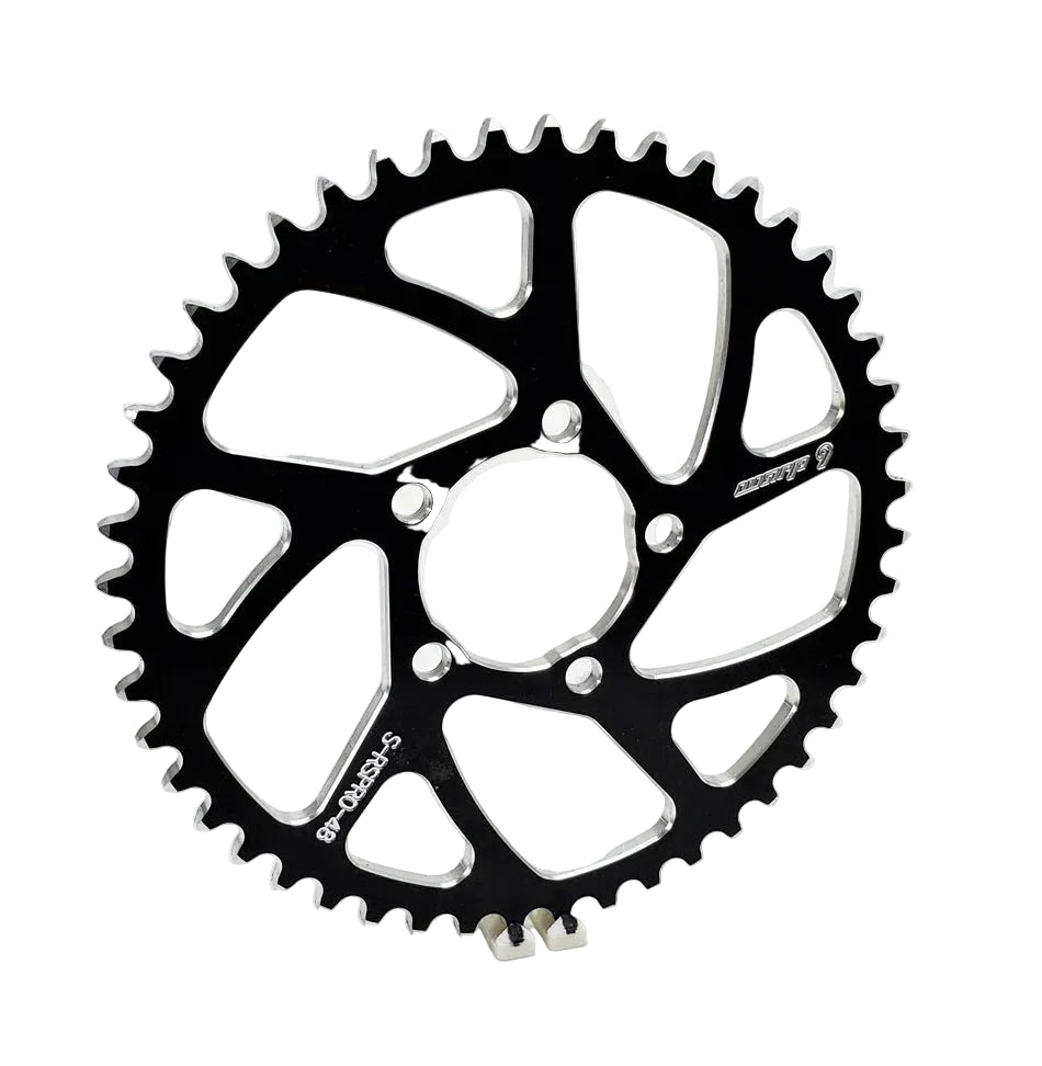 Warp 9 Sprocket for Surron - 48T in Black Warp 9 Racing