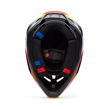 Fox Racing V3 RS Grid Full Face Helmet Black/Orange