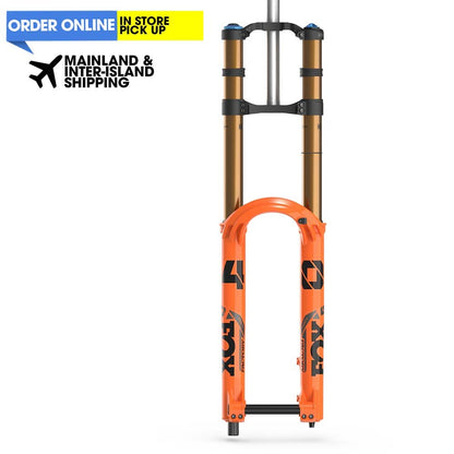 FOX 40 Factory Suspension Fork - 27.5", 203 mm, 20 x 110 mm, 48 mm Offset, Shiny Orange, Grip 2