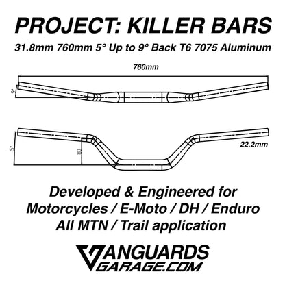KILLER E-MOTO HANDLEBARS Vanguard's Garage