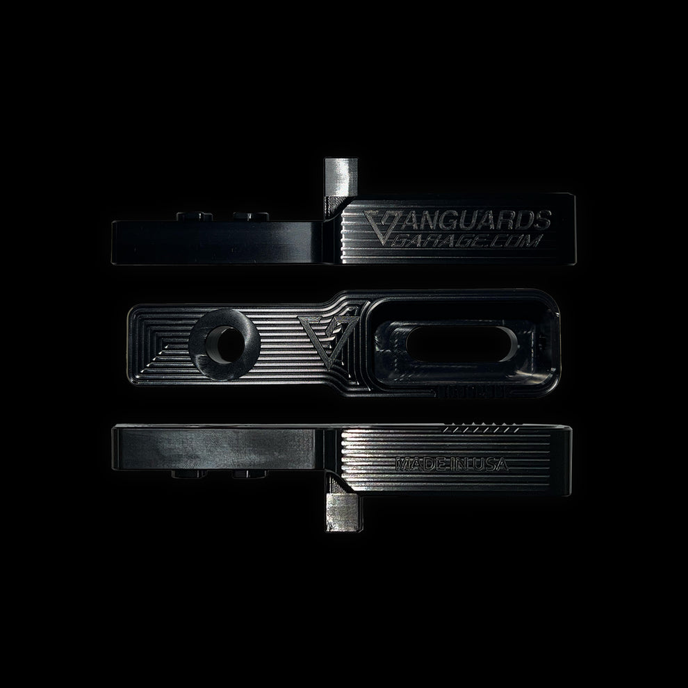 Vanguard's Garage VG3.5 - 3.5" Swing Arm Extensions - Black Anodized Vanguard's Garage