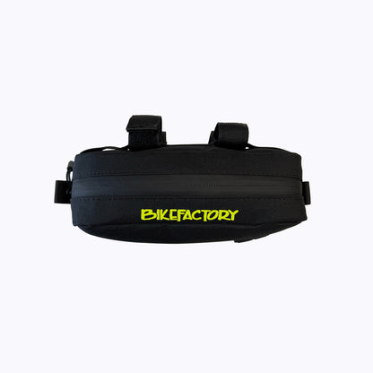 Vanguard's Garage X BIKEFACTORY Fat Sack Handlebar Bag - Hi Viz Yellow